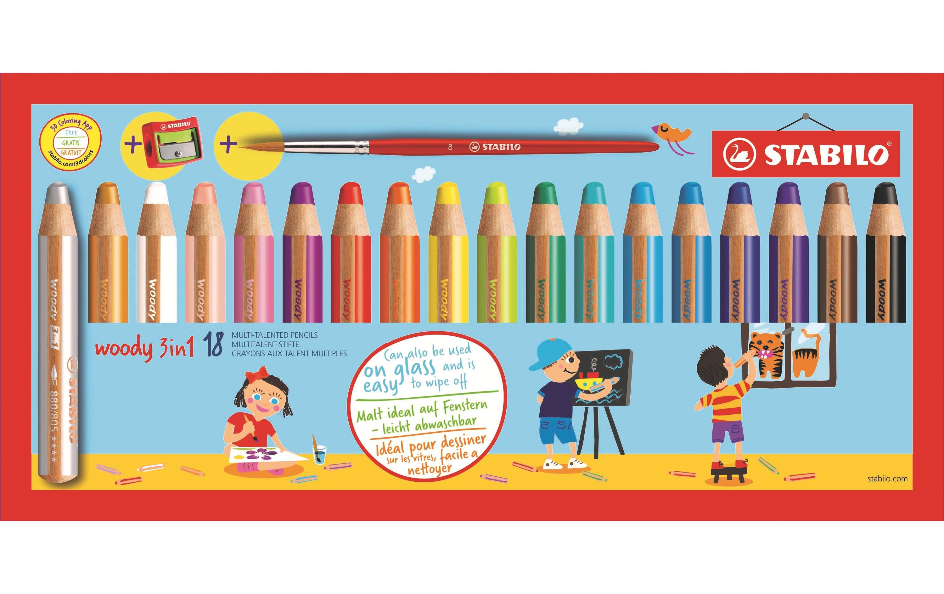 STABILO Woody 3 in 1 Malstift