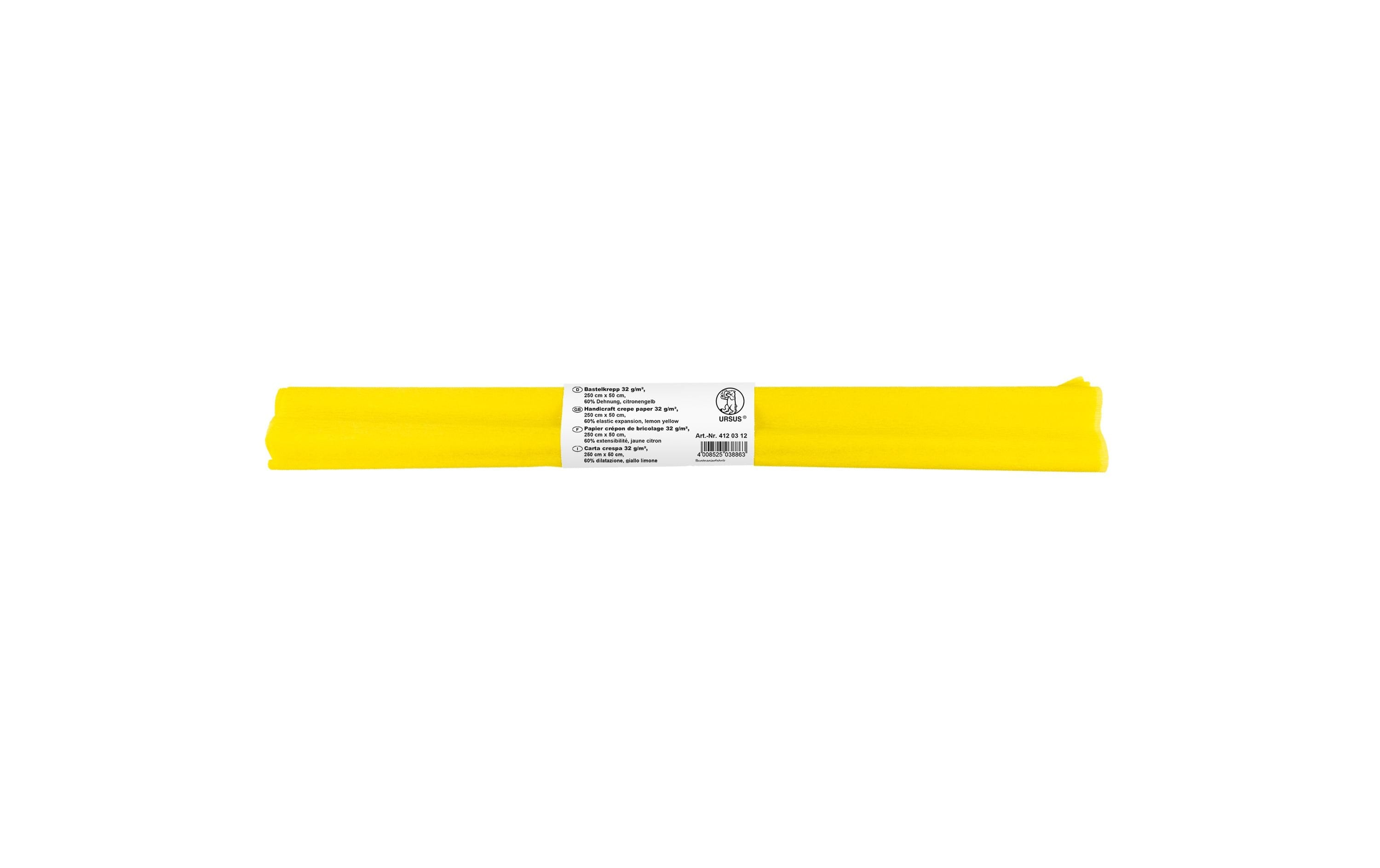 URSUS, Krepppapier 50 cm x 2.5 m, 32 g/m²,