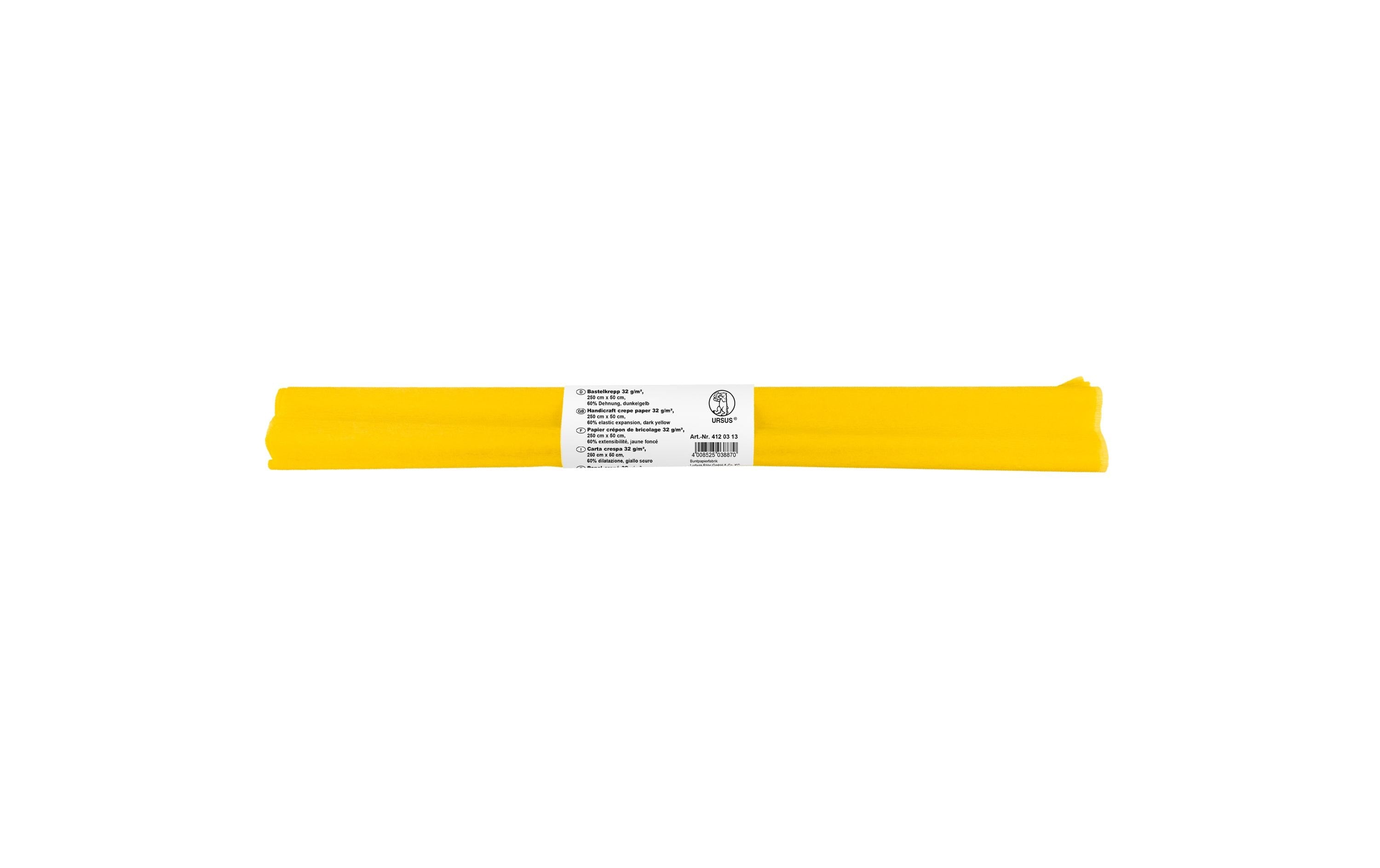URSUS, Krepppapier 50 cm x 2.5 m, 32 g/m²,