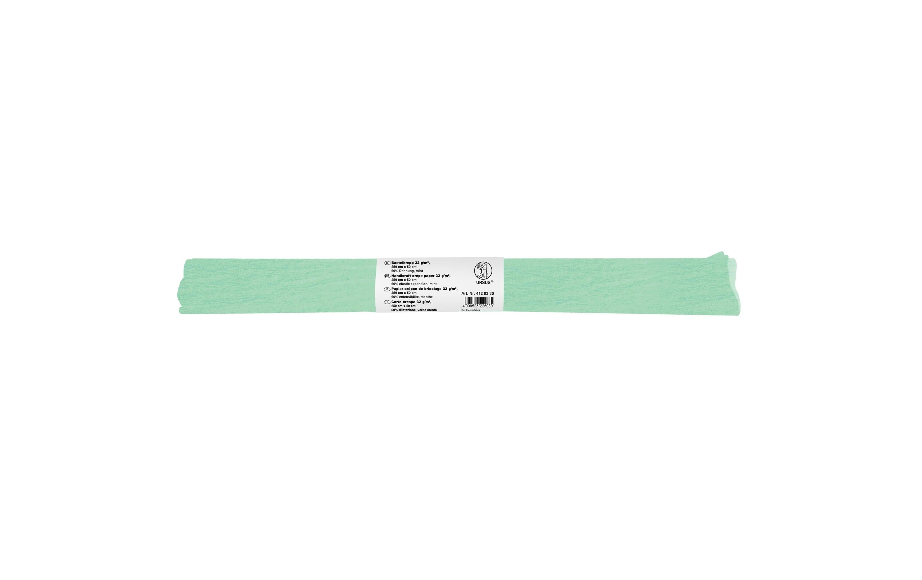 URSUS, Krepppapier 50 cm x 2.5 m, 32 g/m²,