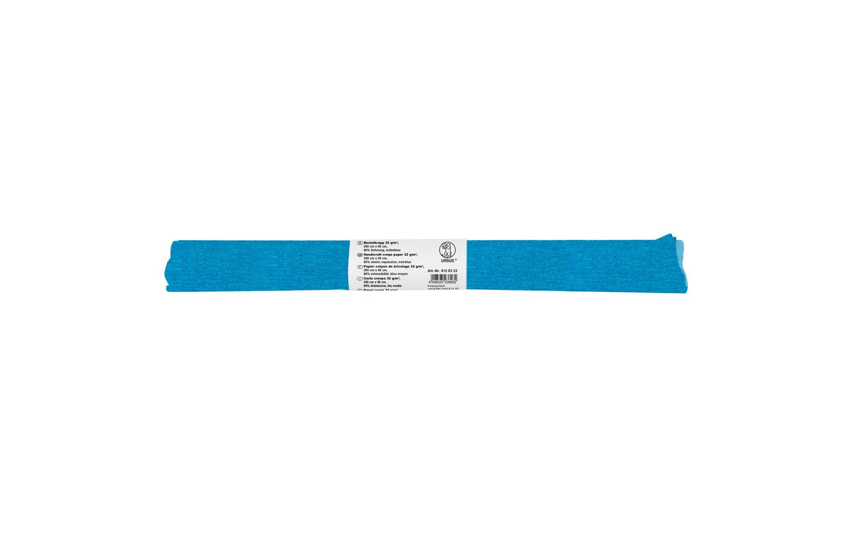 URSUS, Krepppapier 50 cm x 2.5 m, 32 g/m²,