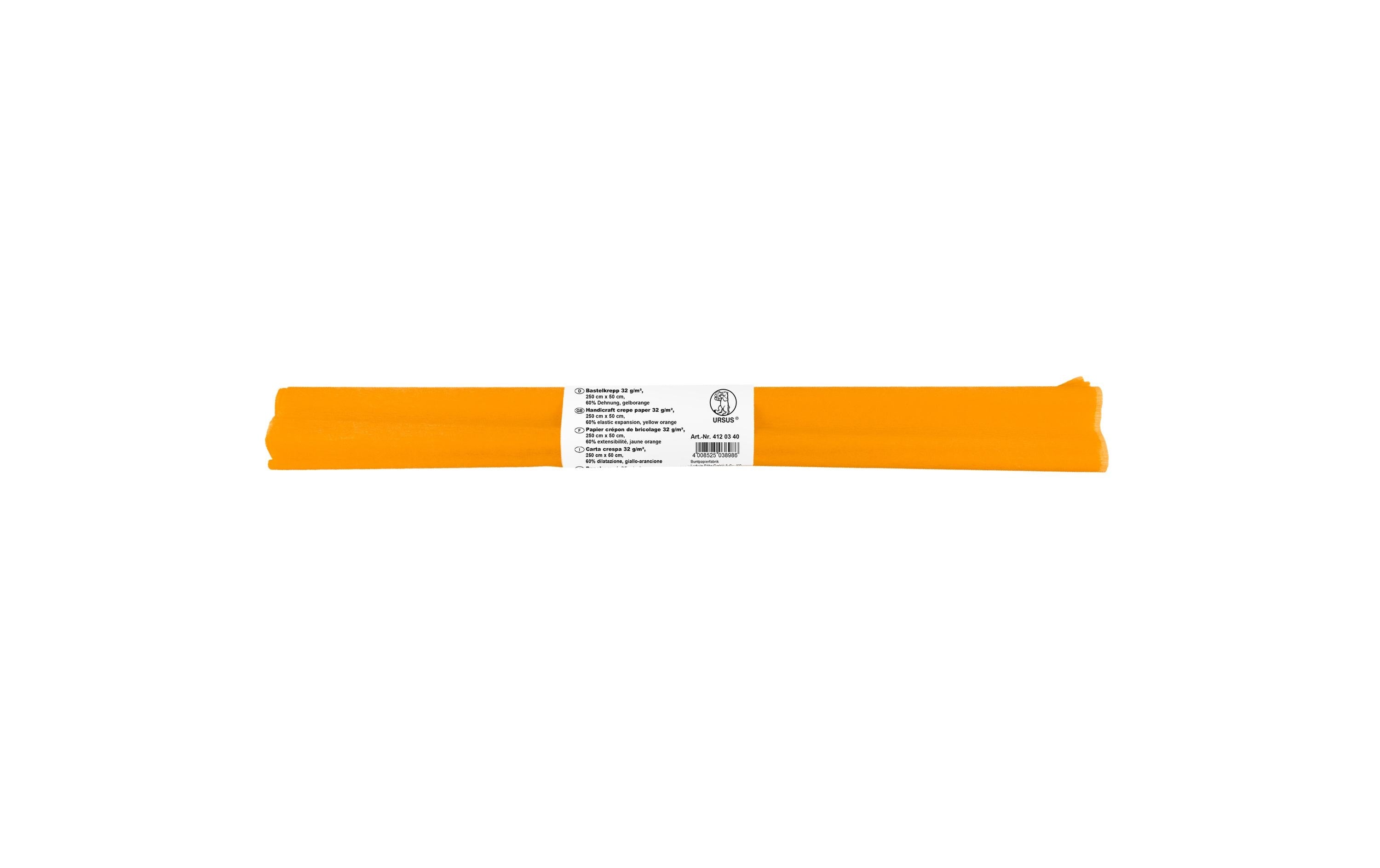 URSUS, Krepppapier 50 cm x 2.5 m, 32 g/m²,