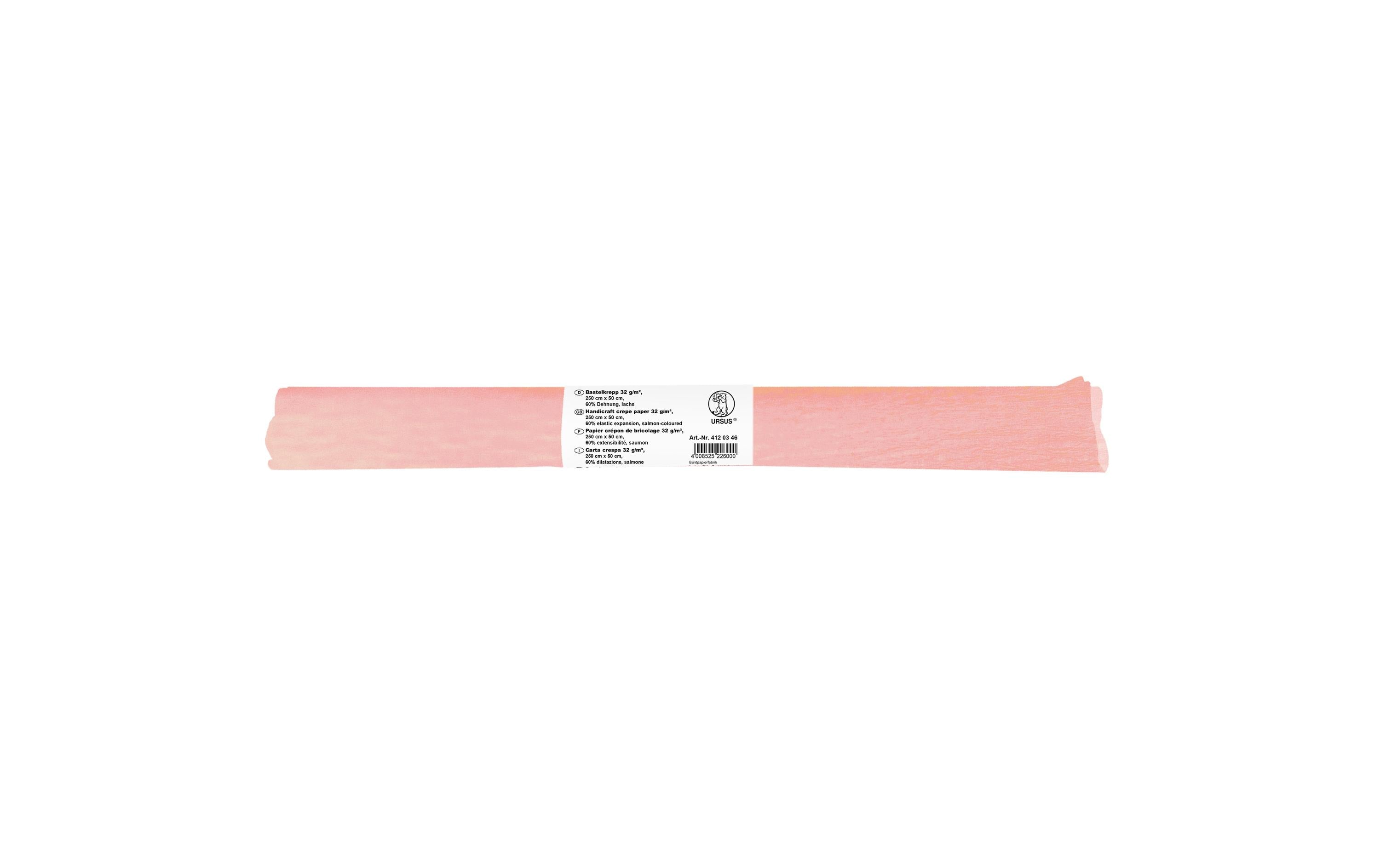 URSUS, Krepppapier 50 cm x 2.5 m, 32 g/m²,
