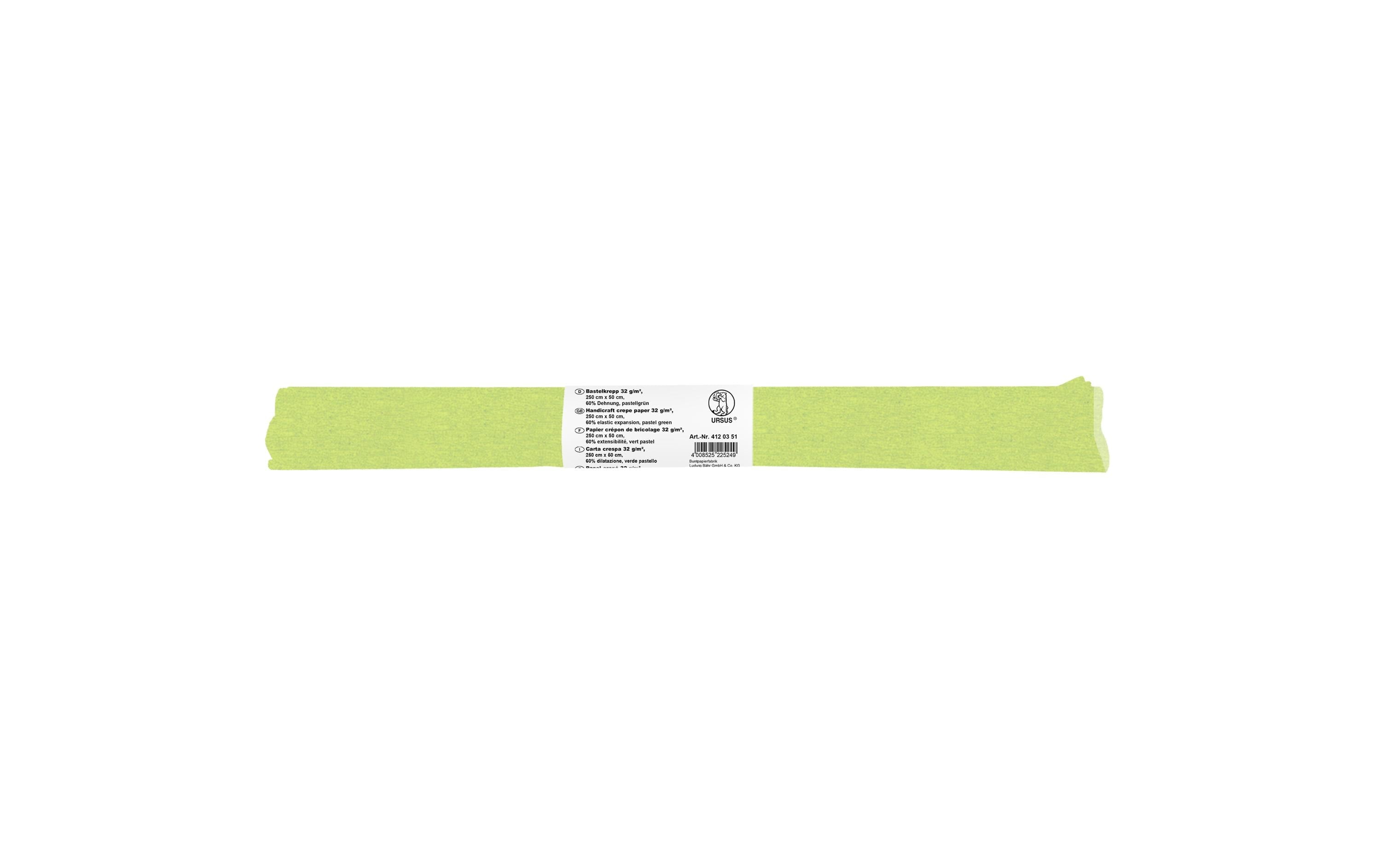 URSUS, Krepppapier 50 cm x 2.5 m, 32 g/m²,