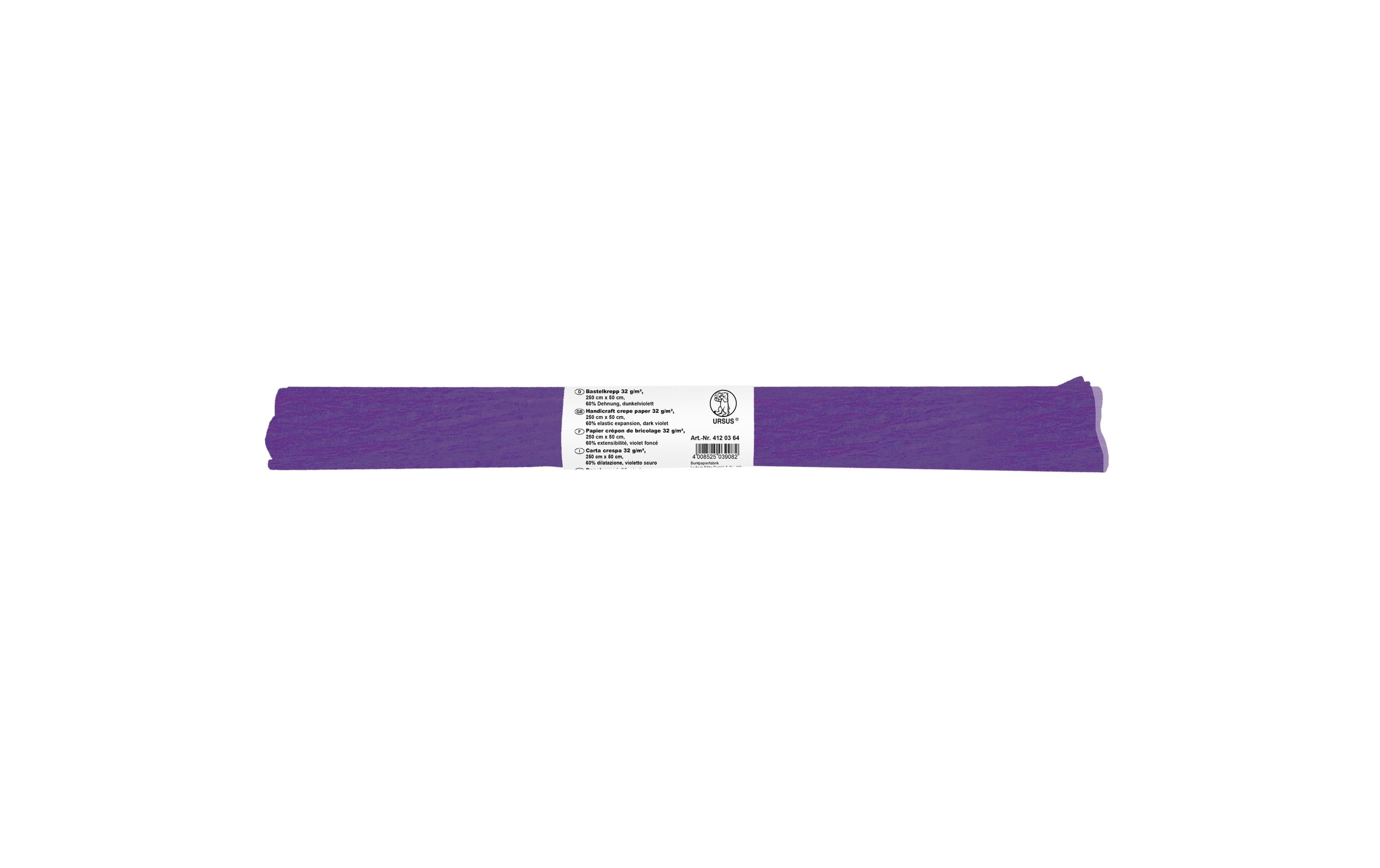 URSUS, Krepppapier 50 cm x 2.5 m, 32 g/m²,