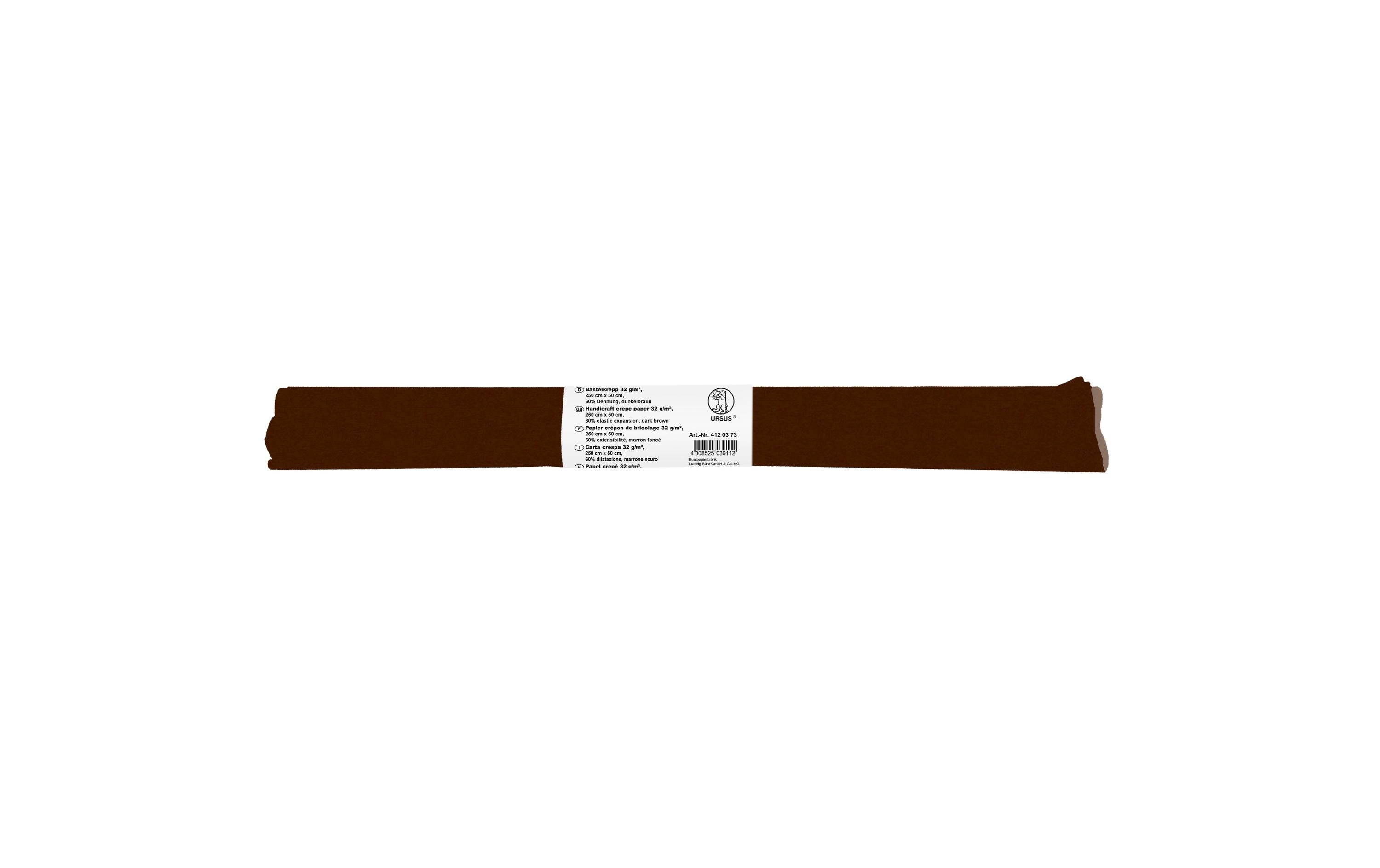 URSUS, Krepppapier 50 cm x 2.5 m, 32 g/m²,