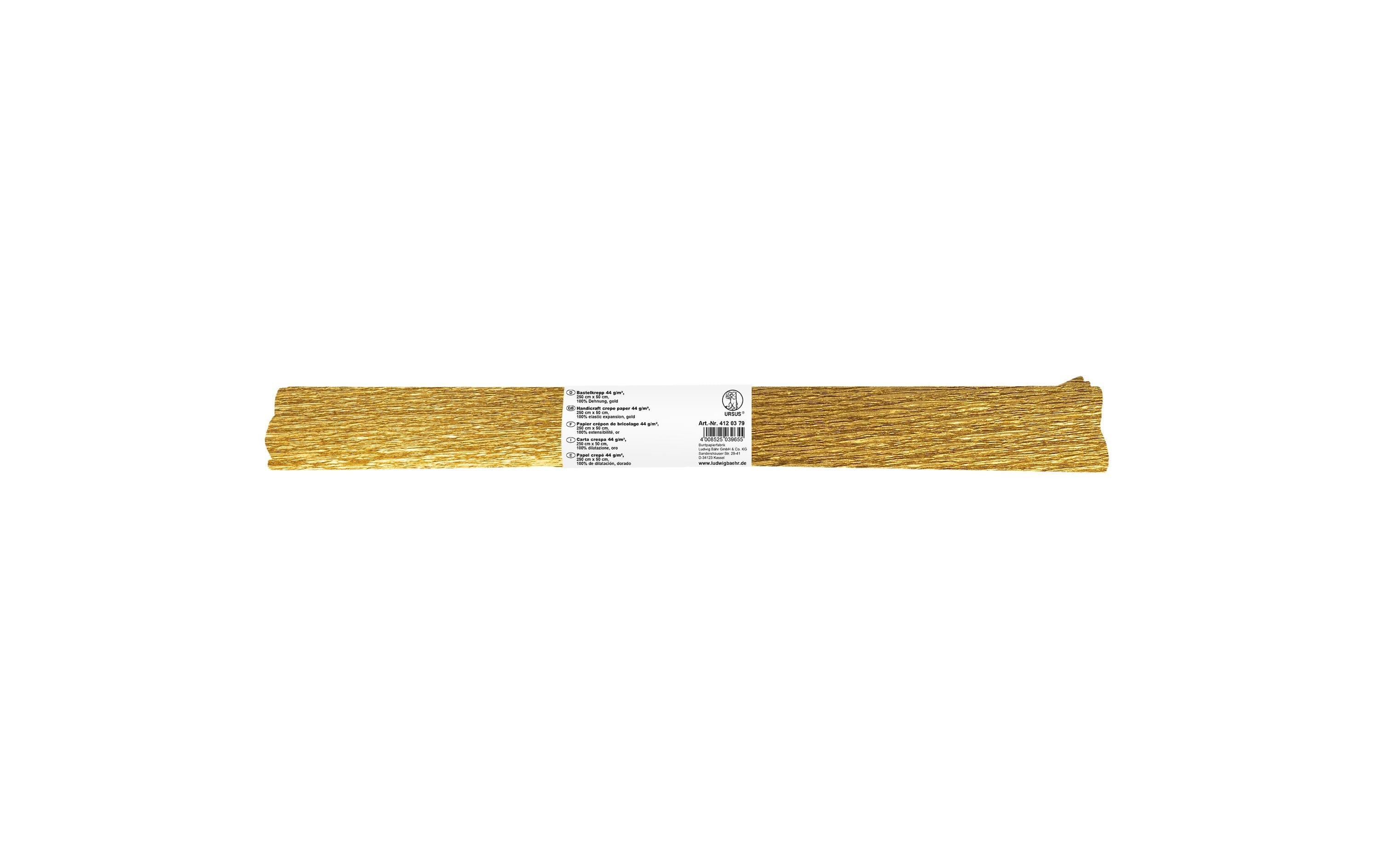 URSUS, Krepppapier 50 cm x 2.5 m, 32 g/m²,