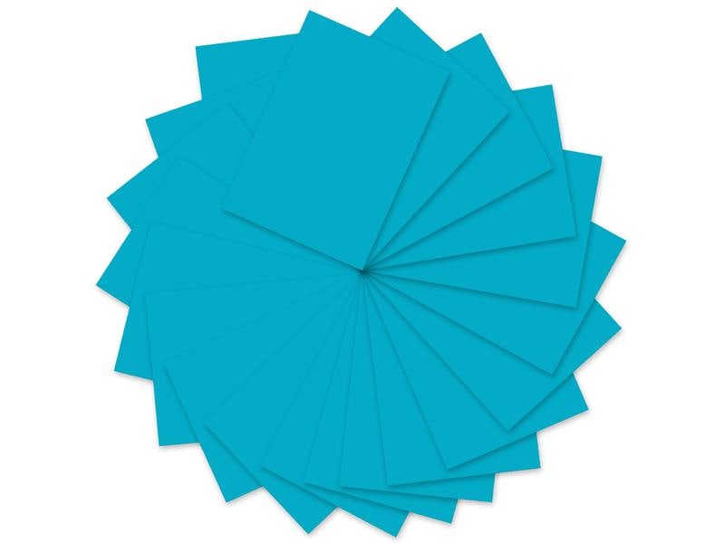 URSUS | Tonzeichenpapier A4, 130 g/m², 100 B | 130 g/m2, 100 Blatt, hellblau