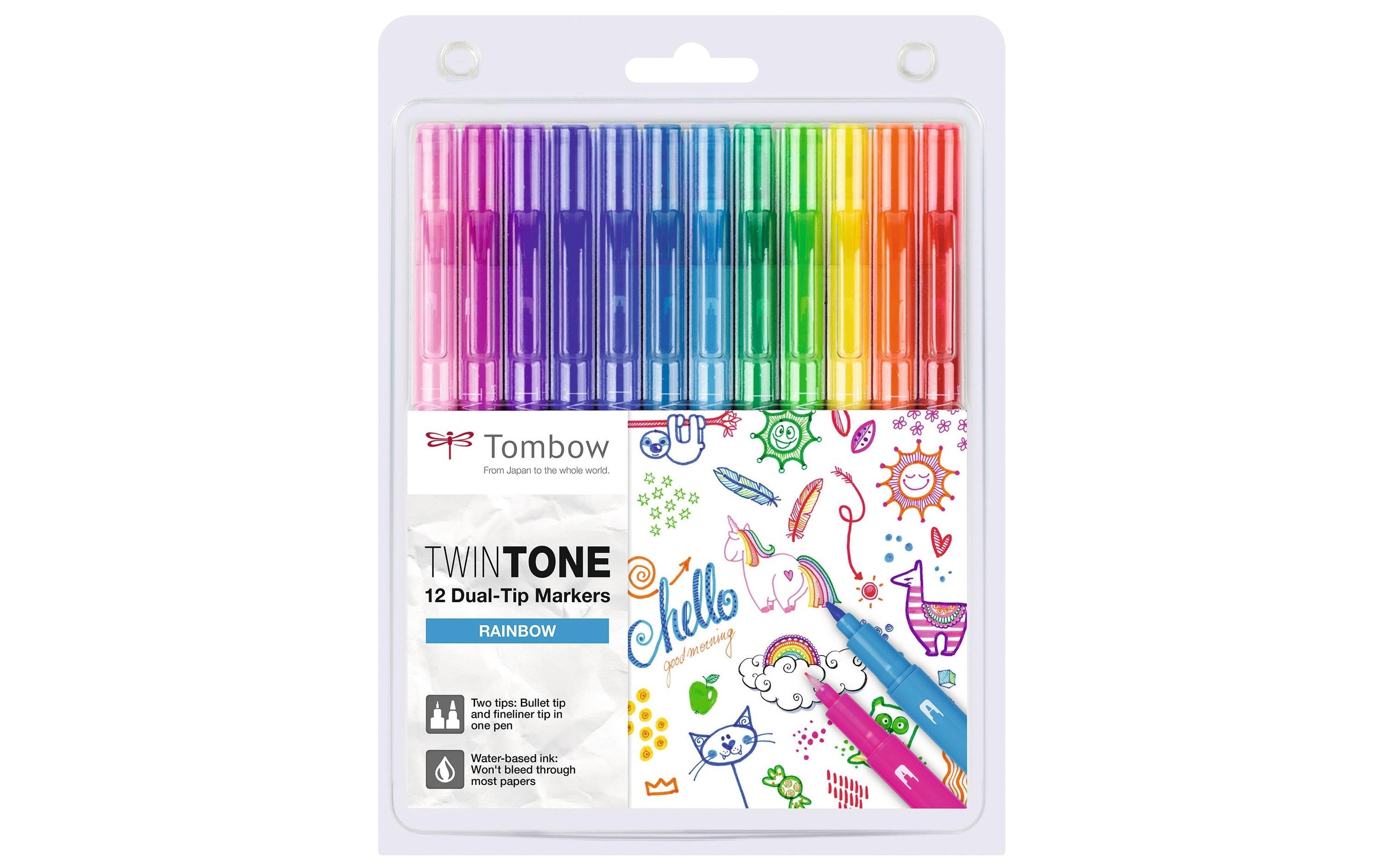 Tombow TwinTone Fasermaler Regenbogen