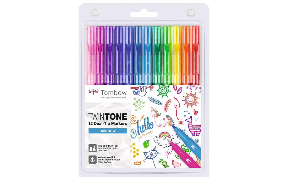 Tombow TwinTone Fasermaler Regenbogen