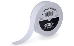 Colop, Textilband e-mark 25 mm x 25 m, Weis