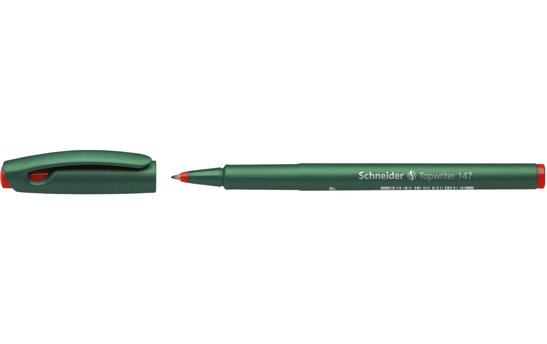 Schneider, Fineliner 147 0.6 mm, Rot, 1 Stü