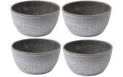 Bitz | Schale 14cm Grau | 4 Stk., D: 14cm, H: 7cm, Stoneware