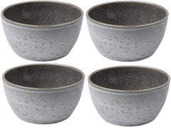 Bitz | Schale 14cm Grau | 4 Stk., D: 14cm, H: 7cm, Stoneware
