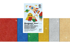 URSUS Moosgummi-Set Glitter Klassik