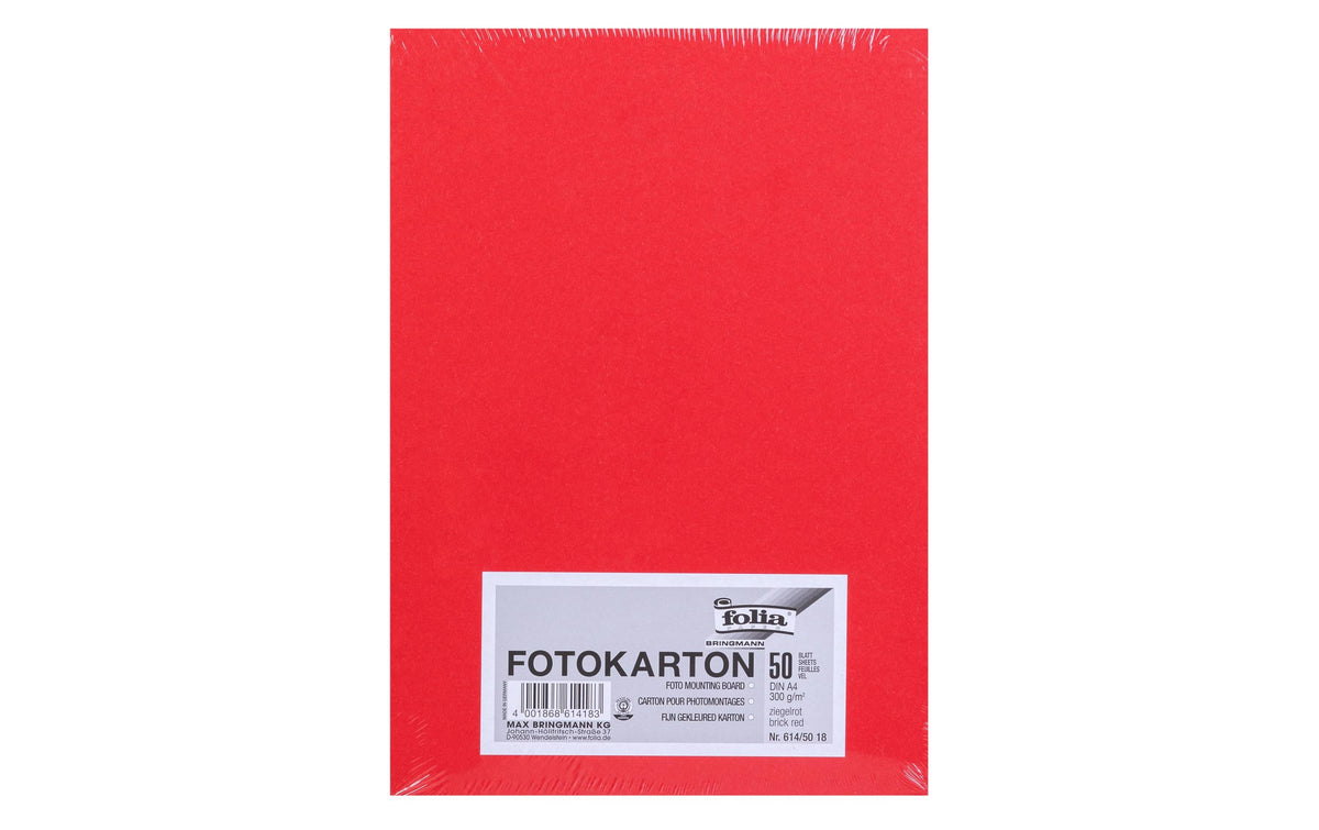 Folia, Fotokarton A4, 300 g/m², 50 Blatt, Z