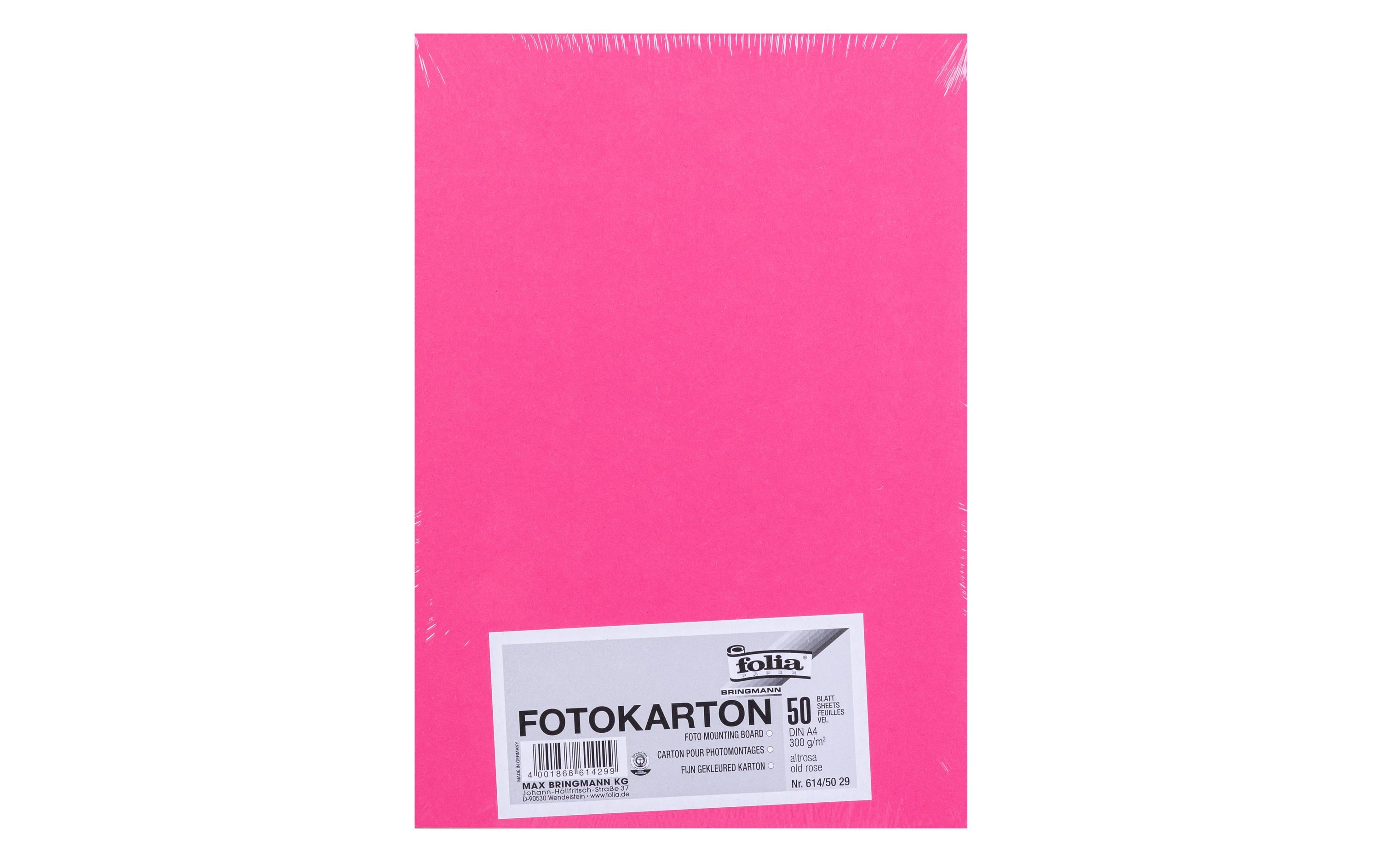 Folia, Fotokarton A4, 300 g/m², 50 Blatt, A