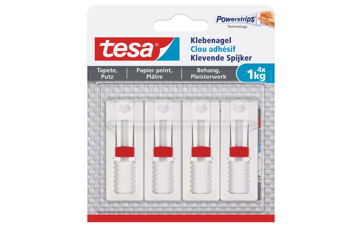 Tesa verstellbarer Klebenagel 4 x 1KG