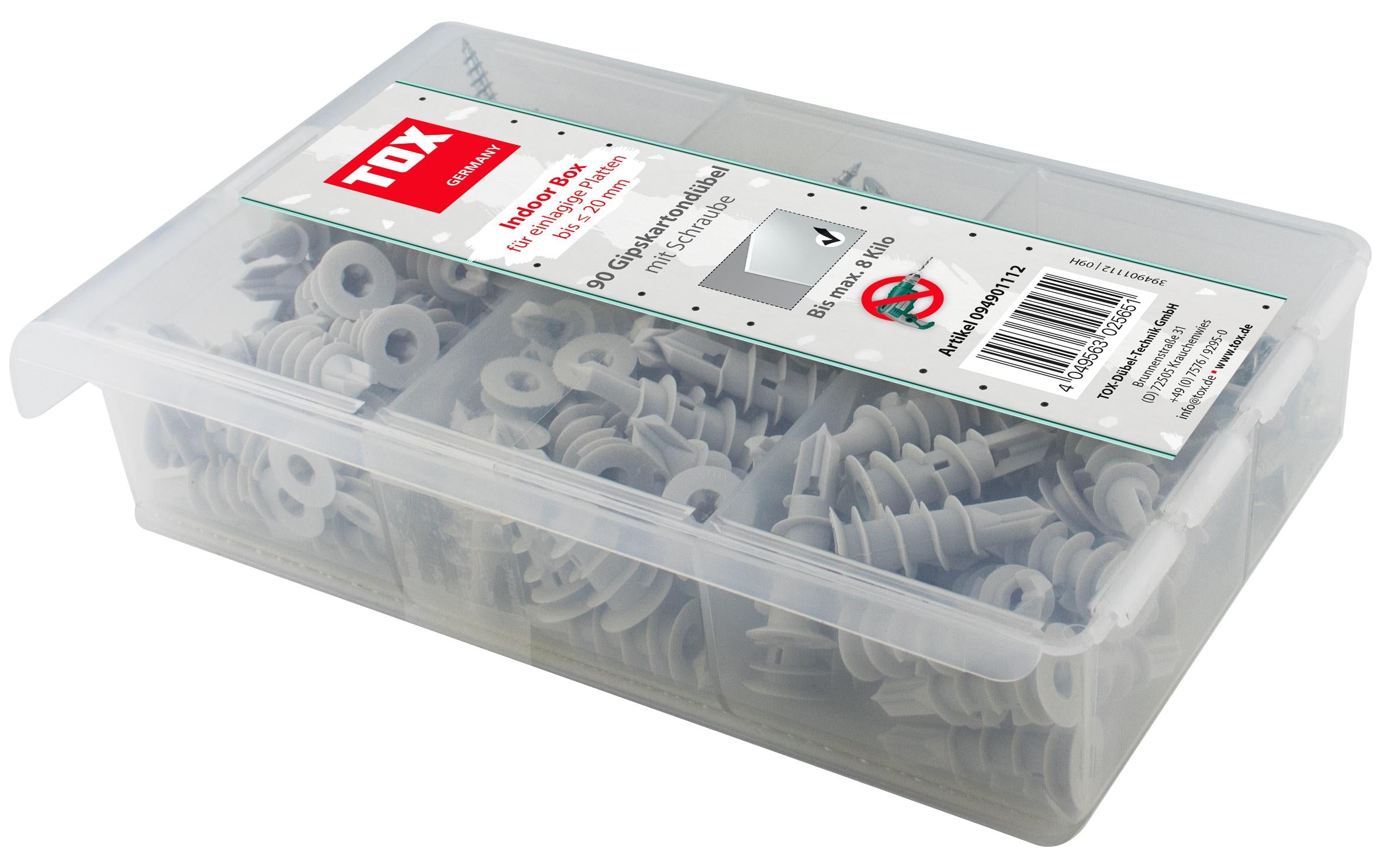 TOX Gipskartondübel - Indoor Box