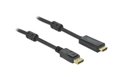 Delock, Kabel aktiv DisplayPort - HDMI, 3 m