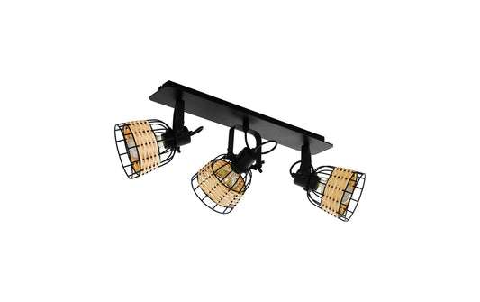 EGLO ANWICK 1 Spot schwarz/natur