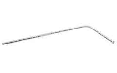 diaqua® | Diaqua Duschvorhangschiene Special Winkel | weiss, 170x75 CM