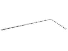 diaqua® | Diaqua Duschvorhangschiene Special Winkel | weiss, 170x75 CM