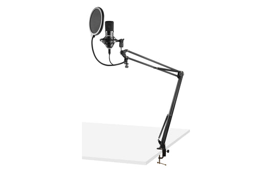 Vonyx | CMS300B | USB-Mikrofon, Tischarm, Popfilter, Spinne