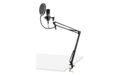 Vonyx | CMS300B | USB-Mikrofon, Tischarm, Popfilter, Spinne