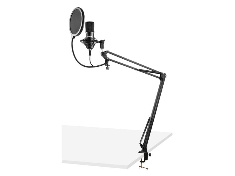 Vonyx | CMS300B | USB-Mikrofon, Tischarm, Popfilter, Spinne