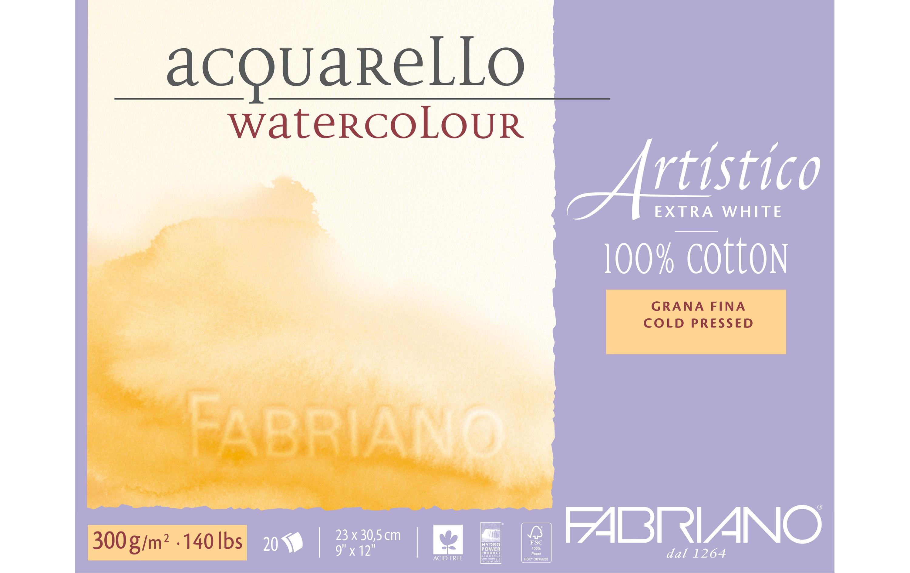 Fabriano Aquarellp. Artistico Extra White