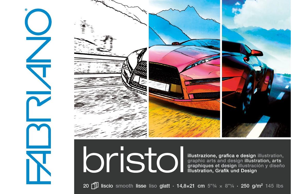 Fabriano Künstlerpapier Bristol A5