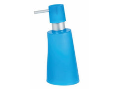 spirella | Move Seifenspender, Blau matt | Polypropylen, 0.3 L, D: 8 cm, H: 18 cm