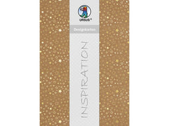 URSUS | Designkarton Weihnachten Sterne gold | 25 Blatt à 250g/m2, Format A4