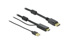 Delock, Kabel HDMI – Displayport, HDMI/USB