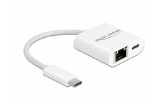 Delock USB Typ-C zu LAN / PD Adapter