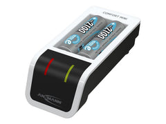 Ansmann | Ladegerät Comfort Mini+ 2x AA | 5 V DC, 800 mA, inkl. 2x AA 2100mAh