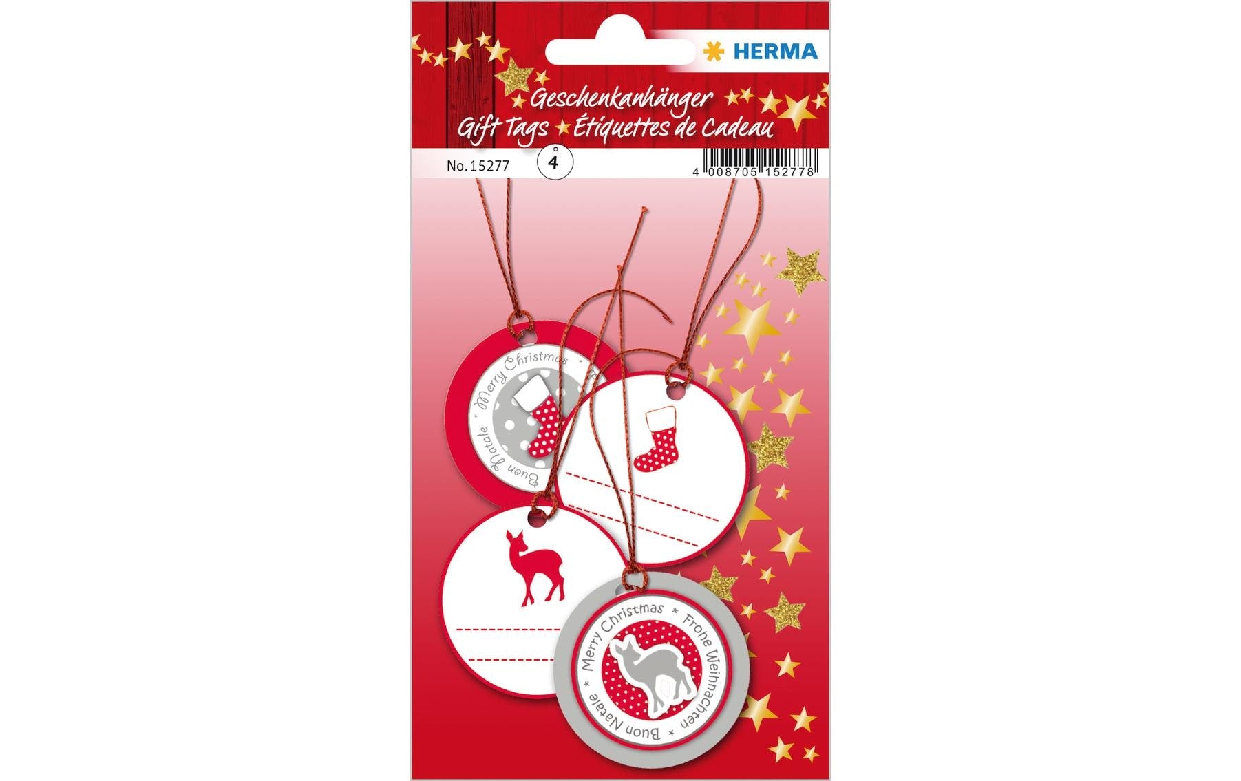Herma Geschenkanhänger Weihnachten 5 cm