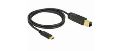 Delock | USB3.1 Kabel C-Stecker - B-Stecker | 1m, 10Gbps, Gen2, schwarz