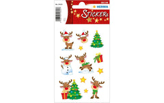 Herma Weihnachtssticker Kleiner Rudolph