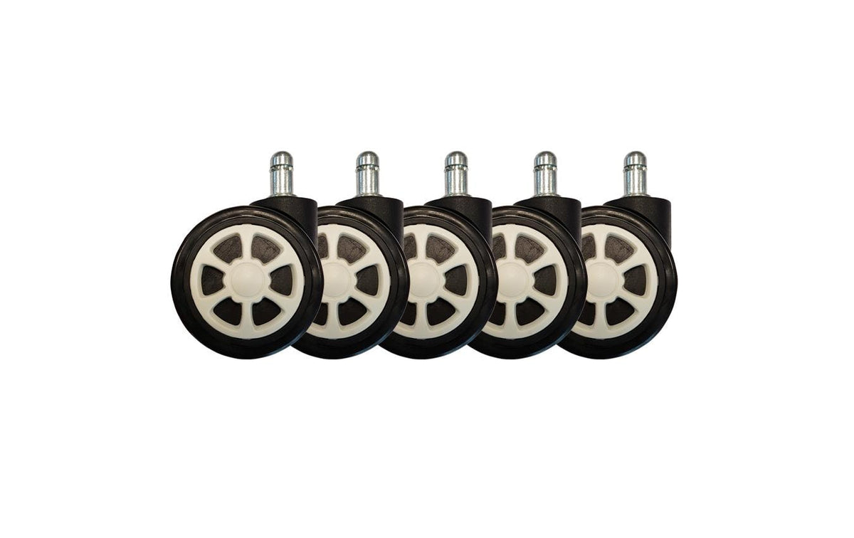 LC-POWER Gaming Stuhlrollen 5er Set.