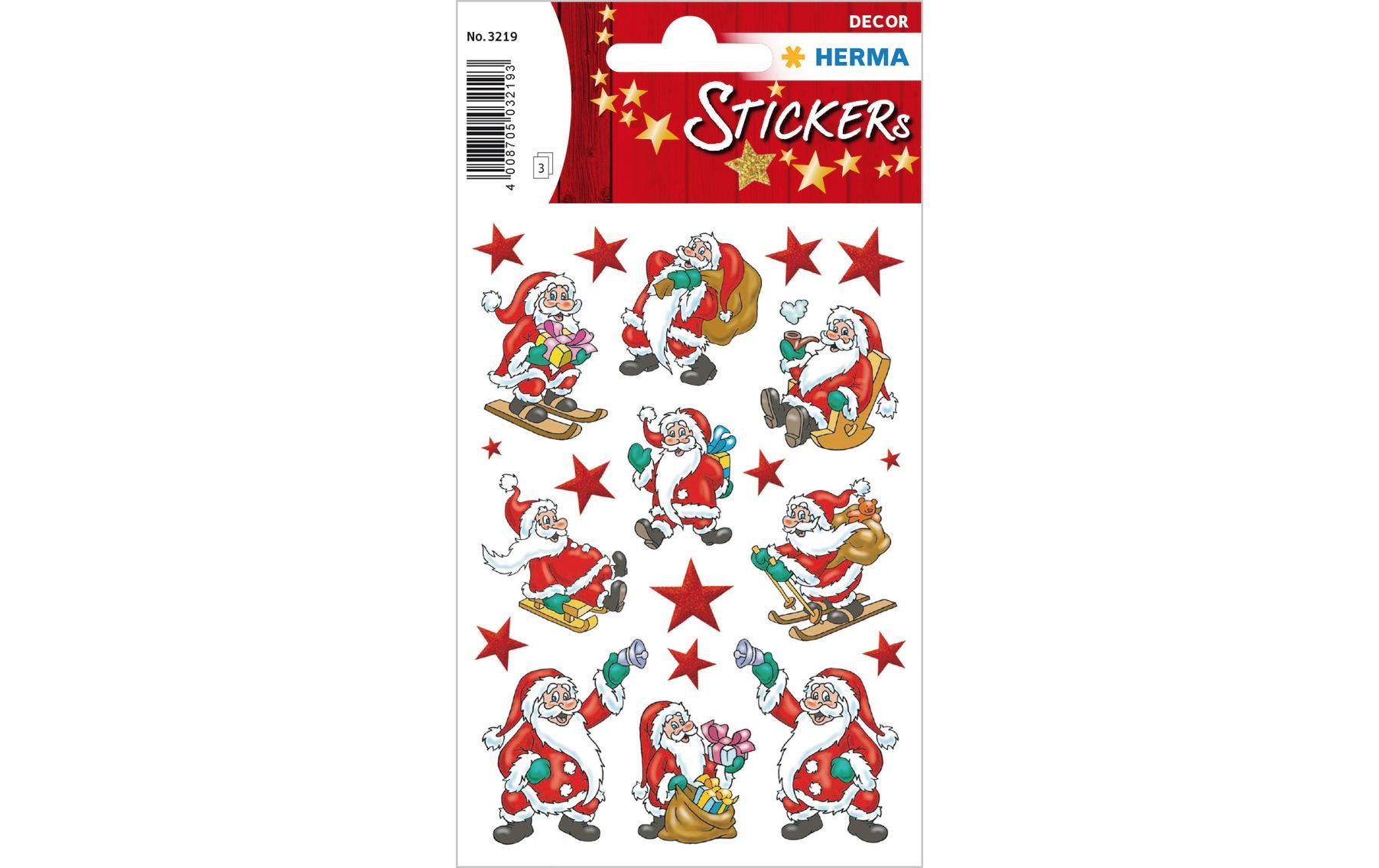 Herma Weihnachtssticker Nikolaus