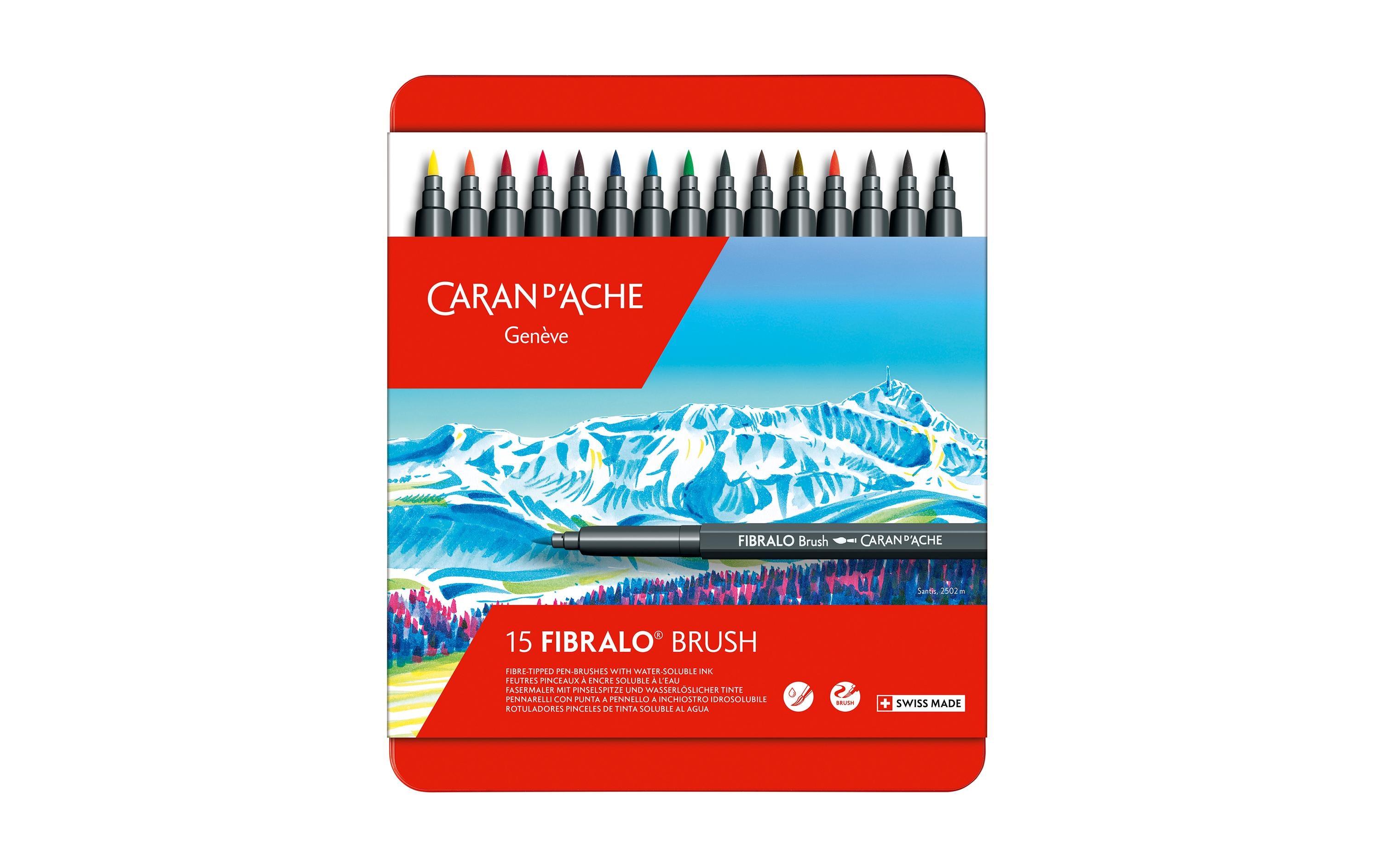 Caran d'Ache Filzstift Fibralo Brush