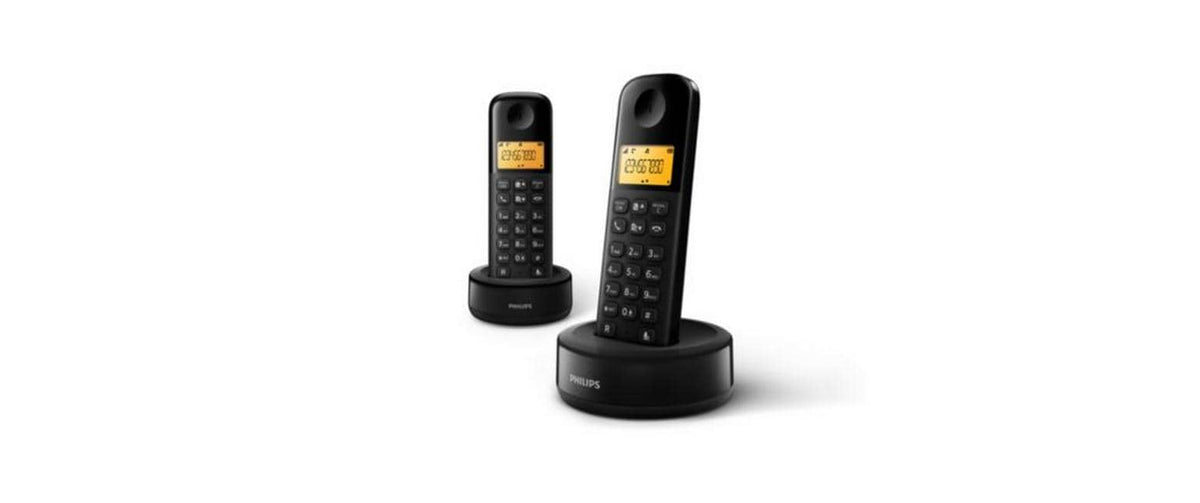 Philips D1602B Schwarz Duo