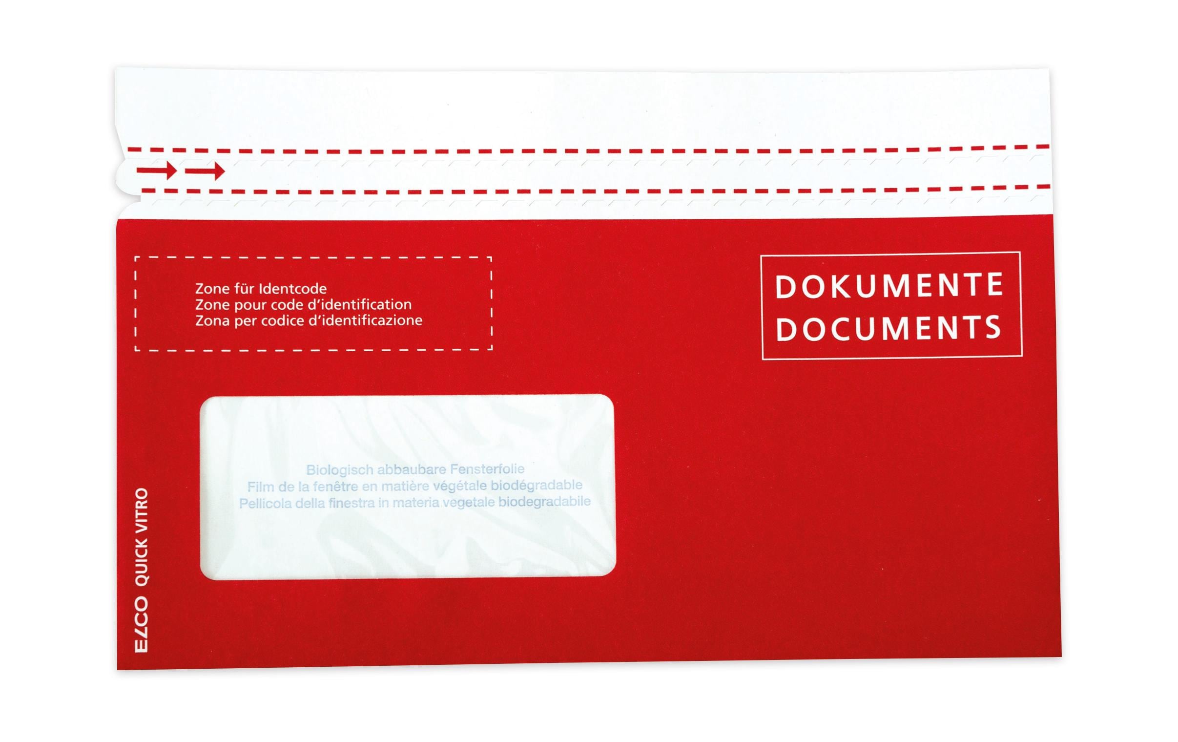 Elco Quick Vitro Dokumententaschen rot