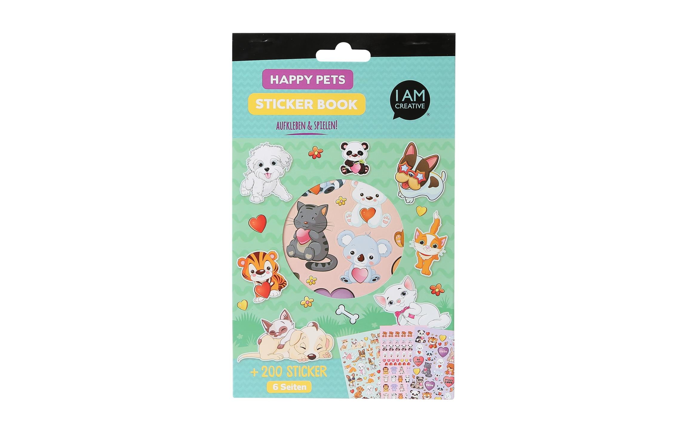I am Creative Stickerbuch Pets