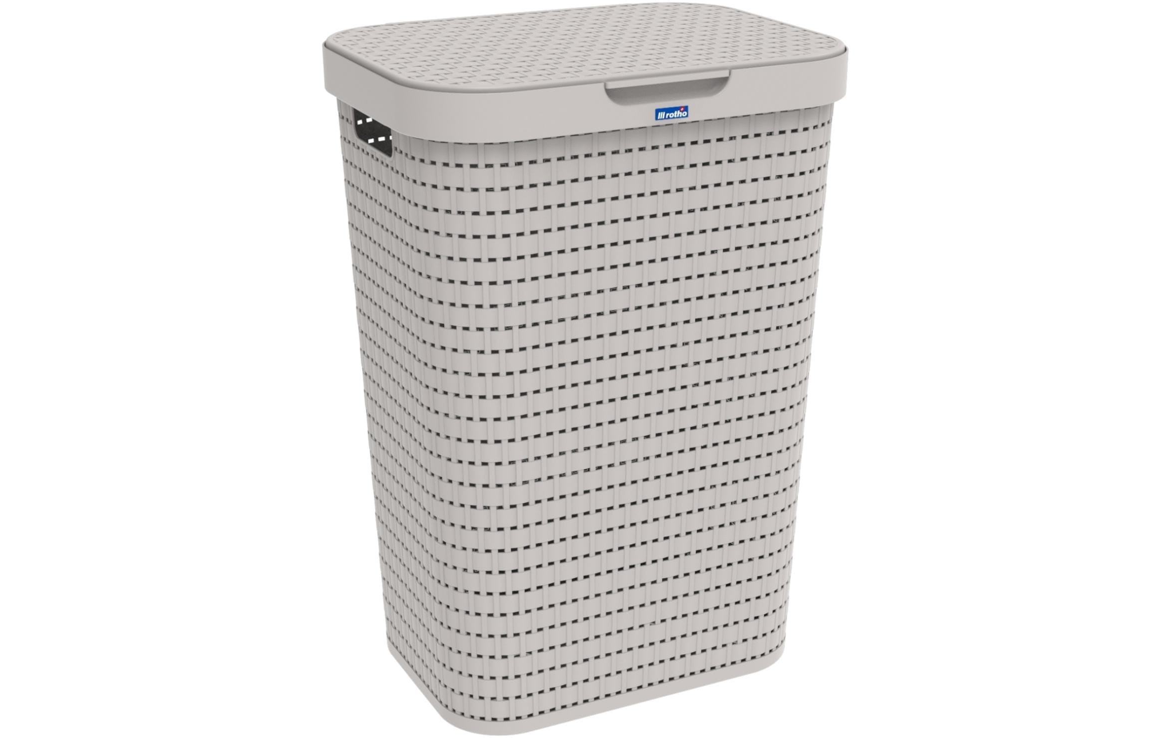 Rotho, Wäschesammler Country 55 l, Beige