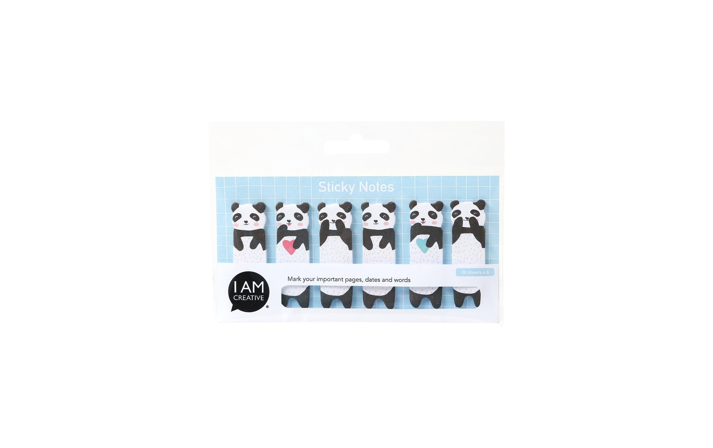 I am Creative Sticky Notes Panda