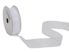 Spyk | Geschenkband Organsa | weiss, B: 15 mm, Länge: 8m