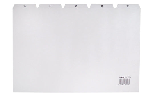HAN Register A-Z, A4 quer